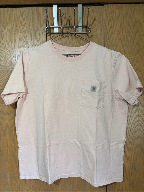 Carhartt Tops - Carhartt Short-Sleeve Pocket T-Shirt in Pale Pink loose fit women’s XXL
